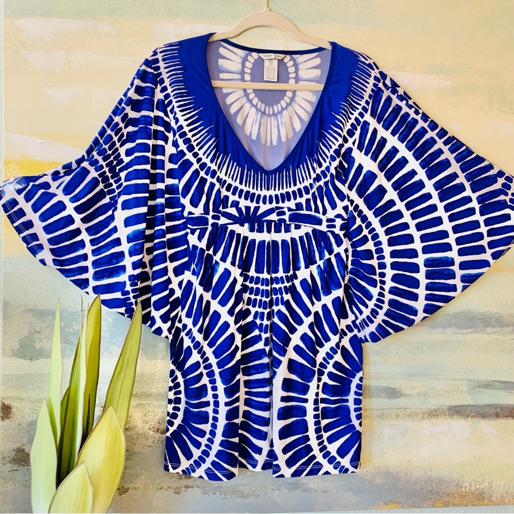 Trina Turk ALGIERS Tunic Swim Cover-Up Sz S